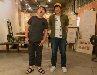 左:奈部川光義(ATATA) 右:タイラダイスケ(FREE THROW)